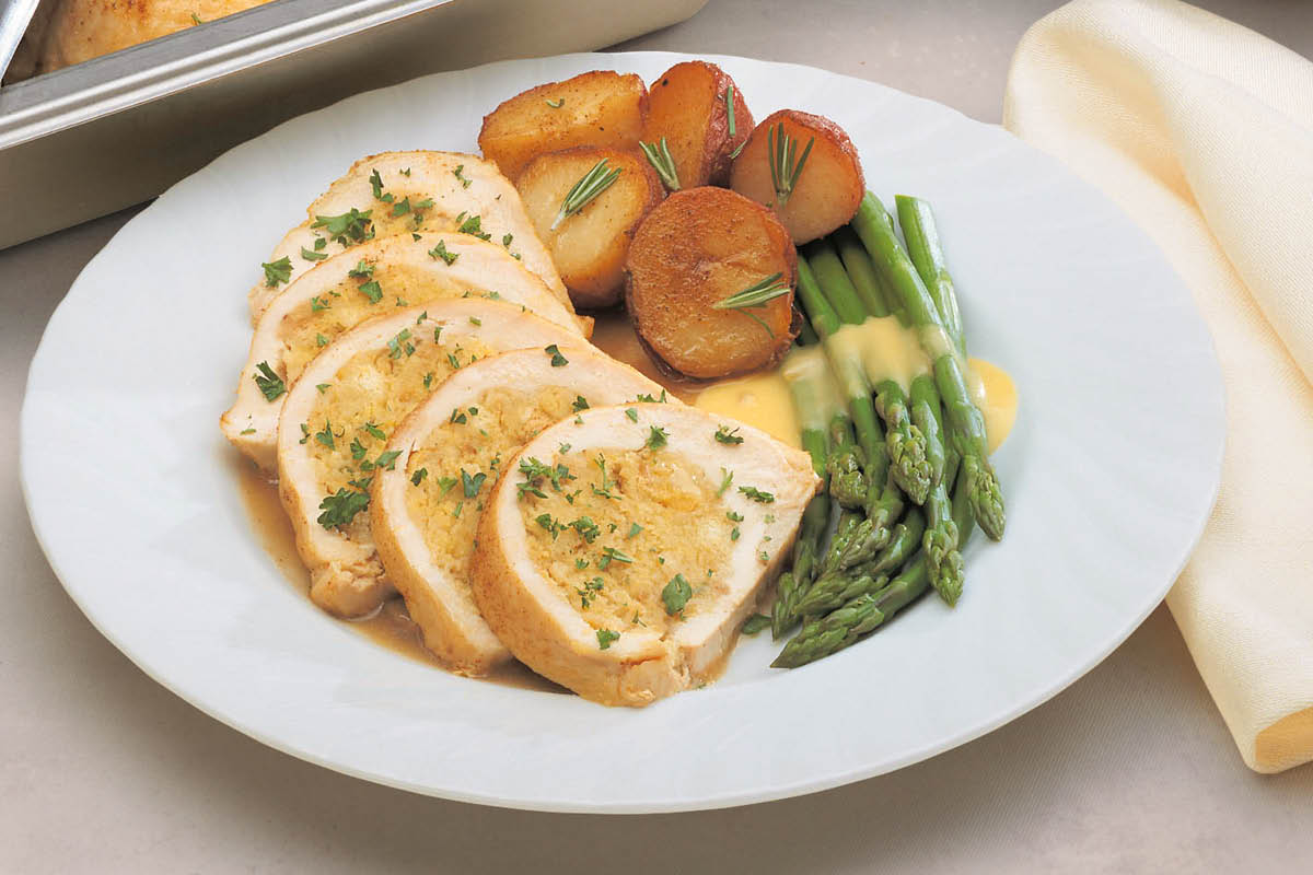 Roasted Stuffed Chicken